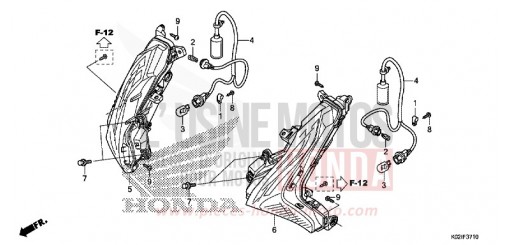 FRONT WINKER SH150ADG de 2016